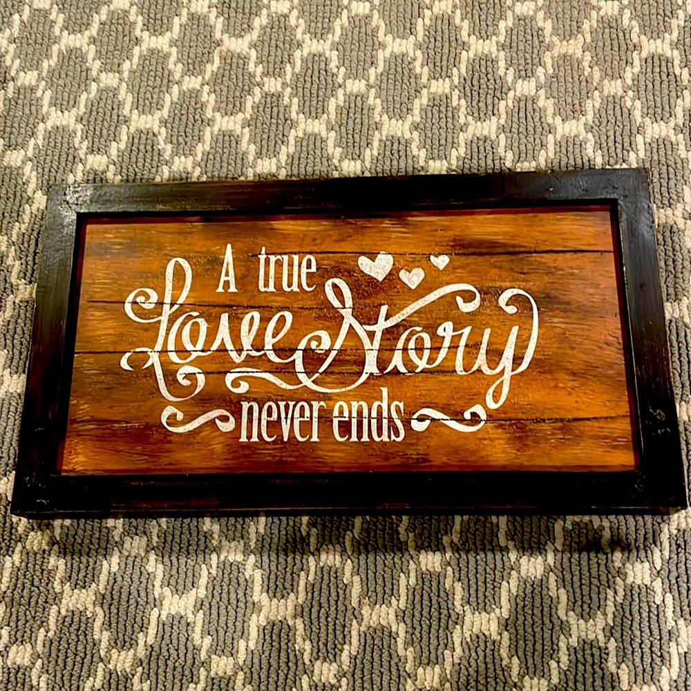 Rustic sign